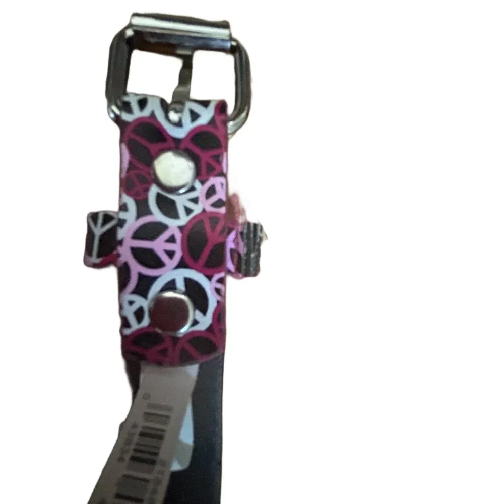GIRLS PEACE BELT PINK SIZE S/M